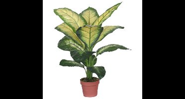 Dieffenbachia dotied 105 cm kunstbloem zijde nepbloem Buitengewoon de Boet - Buitengewoon de boet
