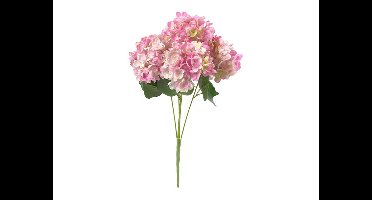 Kunstbloem hortensia 47 cm, roze Buitengewoon de Boet - Buitengewoon de boet