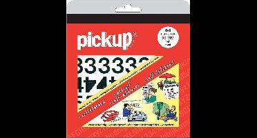 Cijferboek Helvetica zwart Sticker Luzula Pickup - Pickup