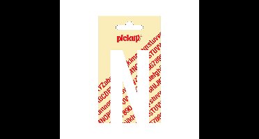 Deco letter n nobel wit 90 mm Pickup - Pickup