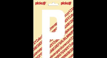 Plakletter Nobel Sticker letter P wit Pickup - Pickup