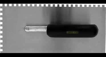Plakspaan 6X6mm 2-Zijde Getand Rvs Skandia - Skandia
