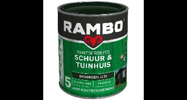 Pantserbeits schuur en tuinhuis zg dek 1131 0,75l Rambo - Rambo