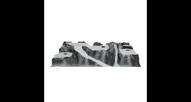 Basis kerstdorp corvara 120x40 cm seizoensdecoratie My Village - My village