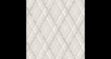 Dutch Wallcoverings Sauvage Ruit - Grijs