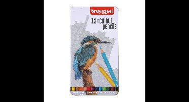 Bruynzeel Blik 12 Kleurpotloden - IJsvogel