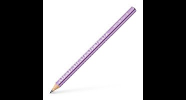 Faber Castell Grafietpotlood Jumbo Sparkle Grip - B violet metallic