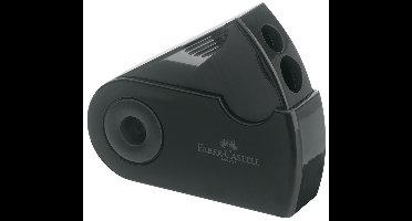 Faber Castell Dubbele Puntenslijper Sleeve - zwart