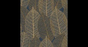 Decoprint Herbarium Behang met grote bladeren - HE27252