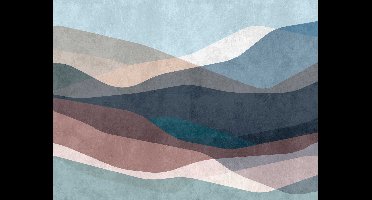 Livingwalls The Wall blauw behang | 382551