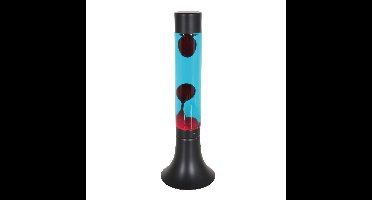 Mexlite Tafellamp Lava H 37 cm rood zwart