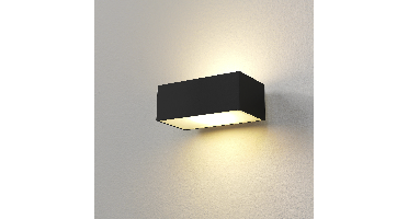 Artdelight Wandlamp Eindhoven L 13 cm zwart