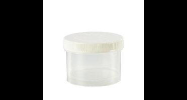 Spruyt Hillen Tabletflacon 75 ml transparant met dop 35 Stuks