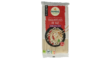 Primeal Rijstnoedels van halfvolkoren rijst bio 400 Gram