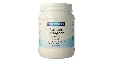 Nova Vitae Runder collageen gras gevoerd Peptan 500 Gram