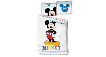 Disney Mickey Mouse Dekbedovertrek - Bio Katoen
