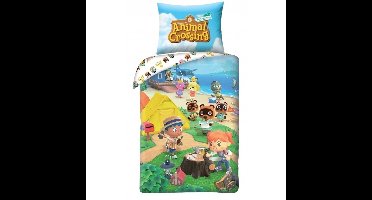 Animal Crossing Dekbedovertrek Happy Home - Katoen