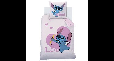 Disney Lilo & Stitch Dekbedovertrek Cupidon - Katoen