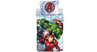Marvel Avengers Dekbedovertrek, Heroes - Katoen