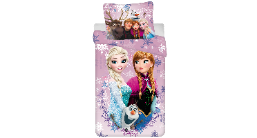 Disney Frozen Dekbedovertrek Elsa en Anna - Katoen