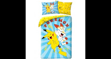 Pokemon Dekbedovertrek, High Five - Katoen