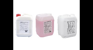 Eurolite EUROLITE Set 3x UV Bubble vloeistof 5L rood blauw geel