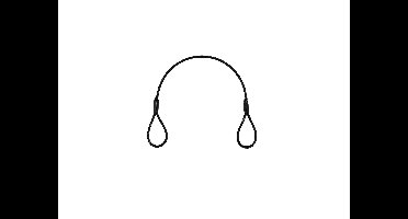 Eurolite EUROLITE Steel Rope (SC) 400x4mm black without quick link