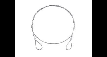 Eurolite EUROLITE Steel (SC) Rope 900x4mm silver without quick link