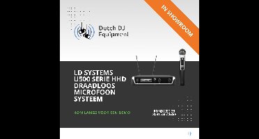 LD Systems U500 serie HHD draadloos microfoon systeem