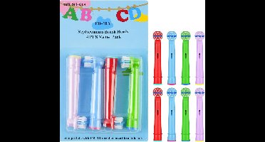 Huismerk Universele Opzetborstels Kids Stages Power - 4 stuks