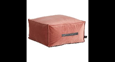 Lifetime vierkant zitkussen - velours dark blush