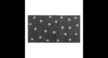 Lifetime vloerkleed grey & stars 3d effect
