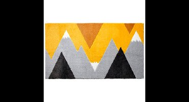 Lifetime vloerkleed mountain trip geel
