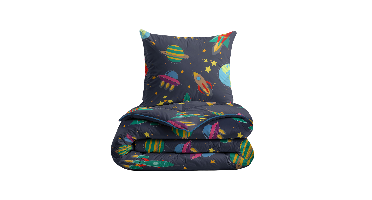 Zelesta Zelesta Comfort Kids Space Dream 140x200 - Kinderdekbedovertrek - Wasbaar Hoesloos All Year Dekbed