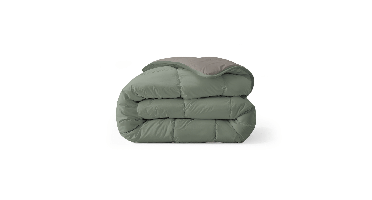 Zelesta Zelesta Royalbed Light Tender Grey & Pastel Green 160x200 cm - Hoesloos Zomerdekbed