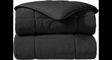 Zelesta Zelesta Teddybed Antraciet 240x200 - Fluffy comfort met teddy dekbedovertrek