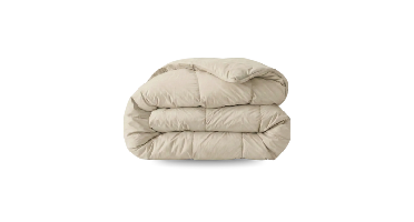 Zelesta Zelesta Pure Uni Desert Sand 240x200 - Katoenen hoesloos dekbed met vaste overtrek