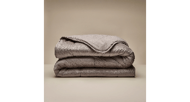 Zelesta Zelesta Royal Bed Partner Taupe 200x220 - Luxe hoesloos dekbed voor koppels