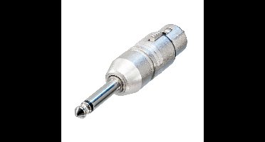 Neutrik NA2FP XLR female naar Jack mono adapter