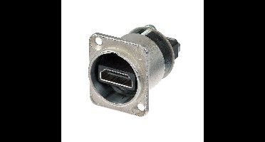 Neutrik NAHDMI-W HDMI doorvoer chassisdeel zilver
