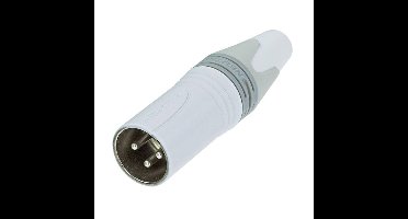 Neutrik NC3MXX-WT Male XLR kabeldeel 3p wit
