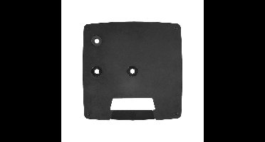 Gravity WB 431 CB baseplate met 3 plekken voor M20 statief