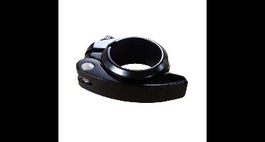 Mirage Zadelpenklem 40.8 mm met snelspanner aluminium zwart