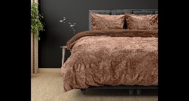 Dreamhouse Crushed Velvet Katoen Wood Bruin