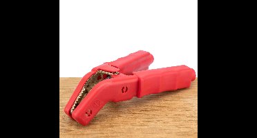 Accuklem rood brons en geïsoleerd met gebogen bek (max. 850A)