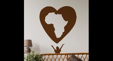 Muursticker Solidariteit liefde voor Afrika