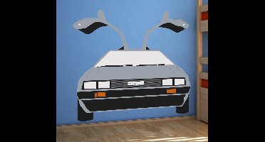 Muursticker De Lorean