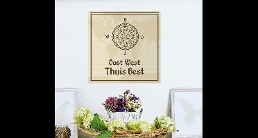 Muursticker oost west best