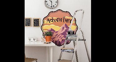 Muursticker bergen adventure