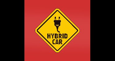 Autostickers electrische auto oplaadpunt